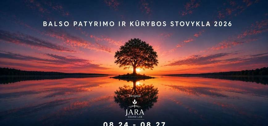 BALSO PATYRIMO IR KŪRYBOS STOVYKLA | 2026