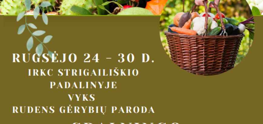 Strigailiškyje: „Spalvingo rudens dovanos“