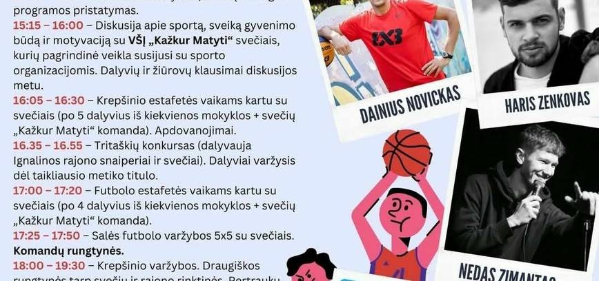 Sporto ir pramogų šventė Ignalinoje!