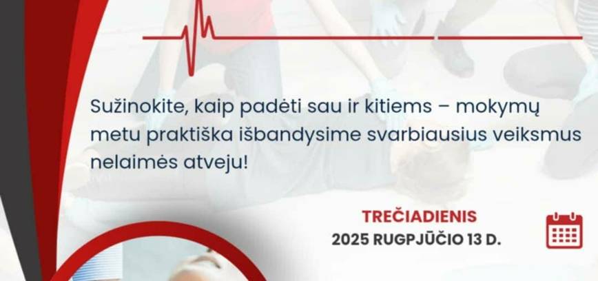 Pirmosios pagalbos mokymai Dūkšte