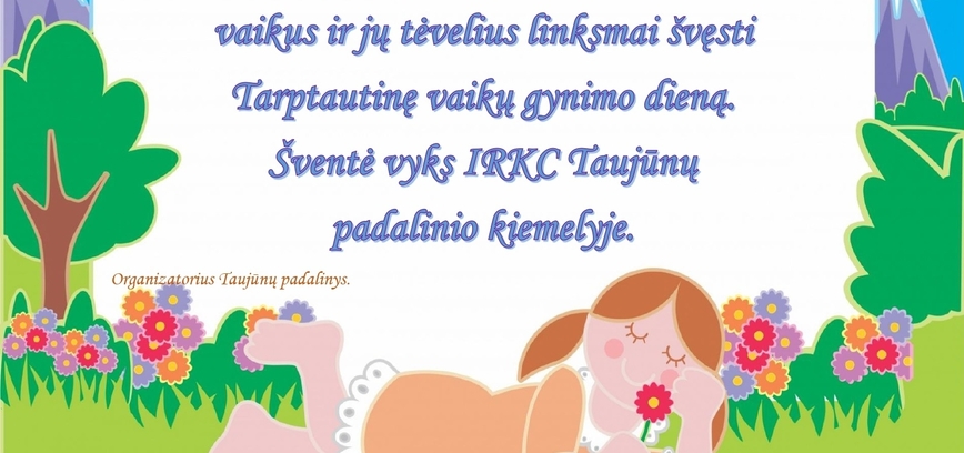 Taujūnai: renginys Tarptautinei vaikų gynimo dienai