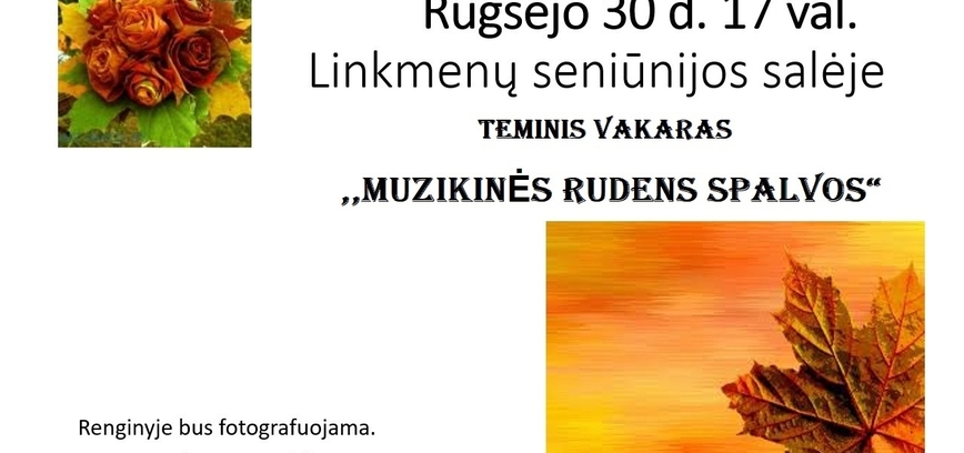 Linkmenyse: „Muzikinės rudens spalvos“