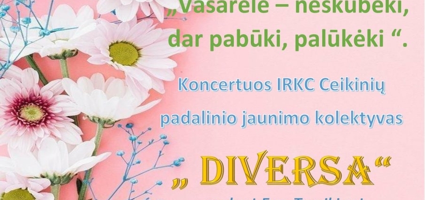 Didžiasalyje: “Vasarėle- neskubėki, dar pabūki, palūkėki“.