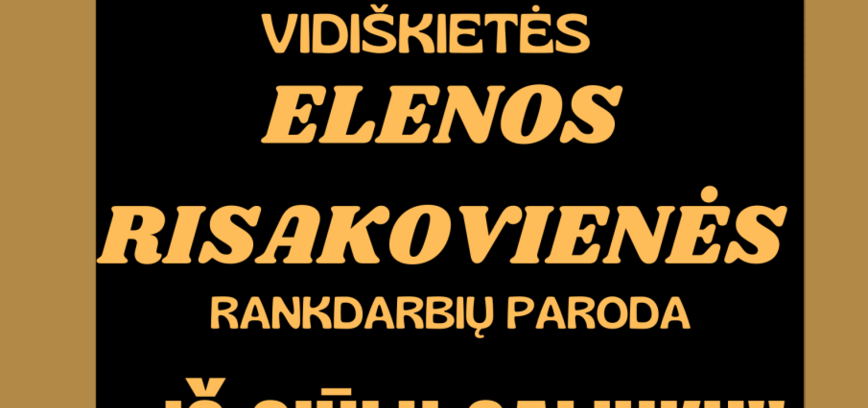Paroda Vidiškėse „Iš siūlų galiukų“