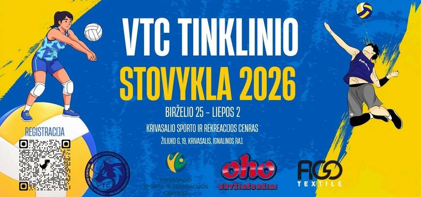 VTC tinklinio stovykla 2026