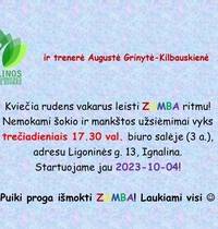 ZUMBA užsiėmimai