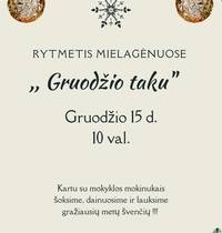 Rytmetis Mielagėnuose "Gruodžio taku"