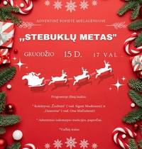 Adventinė popietė Mielagėnuose "Stebuklų metas"