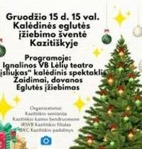 Kalėdinės eglutės įžiebimo šventė Kazitiškyje