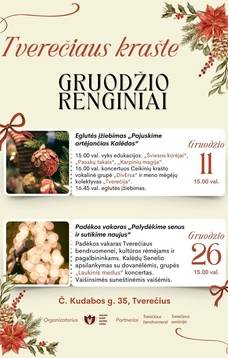 Gruodžio renginiai Tverečiaus krašte