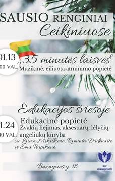 Sausio renginiai Ceikiniuose