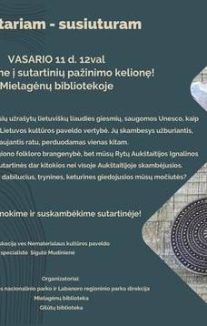 Sutartinių pažinimo kelionė „Sutariam – susiuturam“