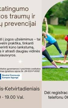 Sveikatingumo mankštos traumų ir griuvimų prevencijai