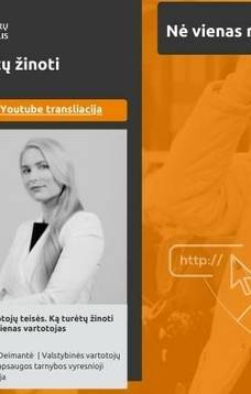 Projekto „Nė vienas nėra pamirštas“ nuotolinė paskaita