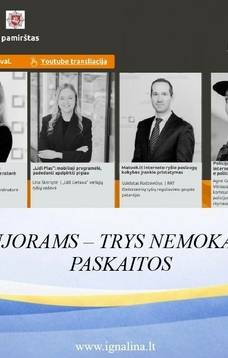 Projekto „Nė vienas nėra pamirštas“ nuotolinė paskaita