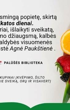 Popietė skirta pasaulinei sveikatos dienai