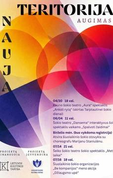 Projekto „Nauja teritorija. Augimas" nemokamos veiklos