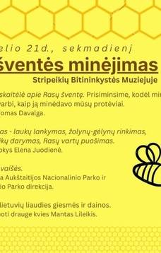Rasų šventės minėjimas Bitininkystės muziejuje