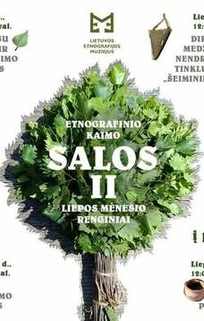 Lietuvos etnografijos muziejaus edukatorių vedamas edukacijas Salų II etnografiniame kaime 