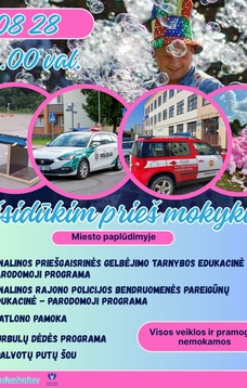 Išsidūkim prieš mokyklą