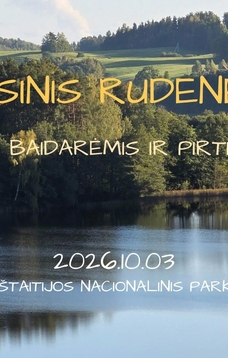 AUKSINIS RUDENĖLIS – plaukimas baidarėmis ir pirties ritualas