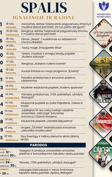 Spalio renginiai Ignalinos rajone