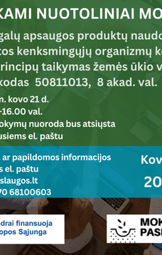 Nemokami nuotoliniai mokymai