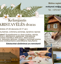 „Keliaujantis Aristavėlės dvaras“ Salų architektūriniame kaime