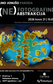 Lino Jonušo fotografinės tapybos paroda „(NE)FOTOGRAFINĖ ABSTRAKCIJA“