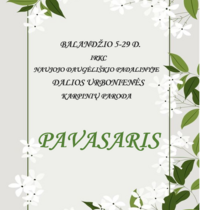 Paroda  „Pavasaris“ Naujajame Daugėliškyje