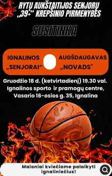 Rytų Aukštaitijos senjorų „39+“ krepšinio pirmenybės