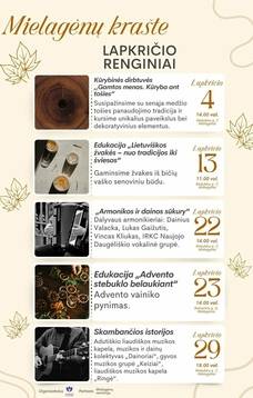 Kūrybinės dirbtuvės "Gamtos menas. Kūryba ant tošies"