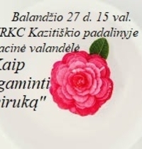 Edukacija „Kaip pasigaminti atviruką“ Kazitiškyje