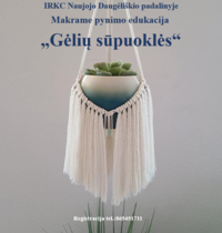 Edukacija „Gėlių sūpuoklės“ Naujajame Daugėliškyje