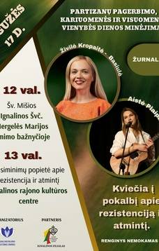 Partizanų pagerbimo, kariuomenės ir visuomenės vienybės dienos minėjimas