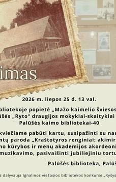 Popietė „Mažo kaimelio šviesos spindulys“