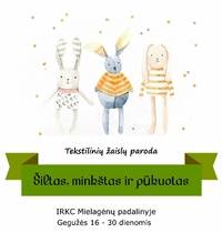 Tekstilinių žaislų paroda Mielagėnuose