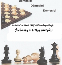 Šaškių ir šachmatų varžybos Didžiasalyje