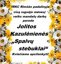 Mandalų paroda „Spalvų stebuklai“ Rimšėje
