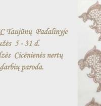 Nėrinių paroda Taujūnuose