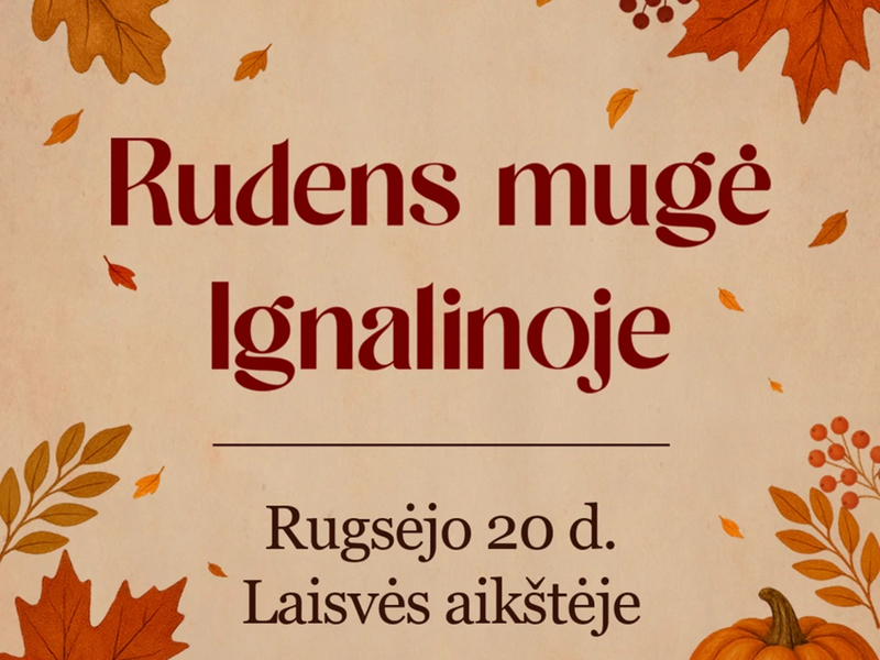 Rudens mugė Ignalinoje