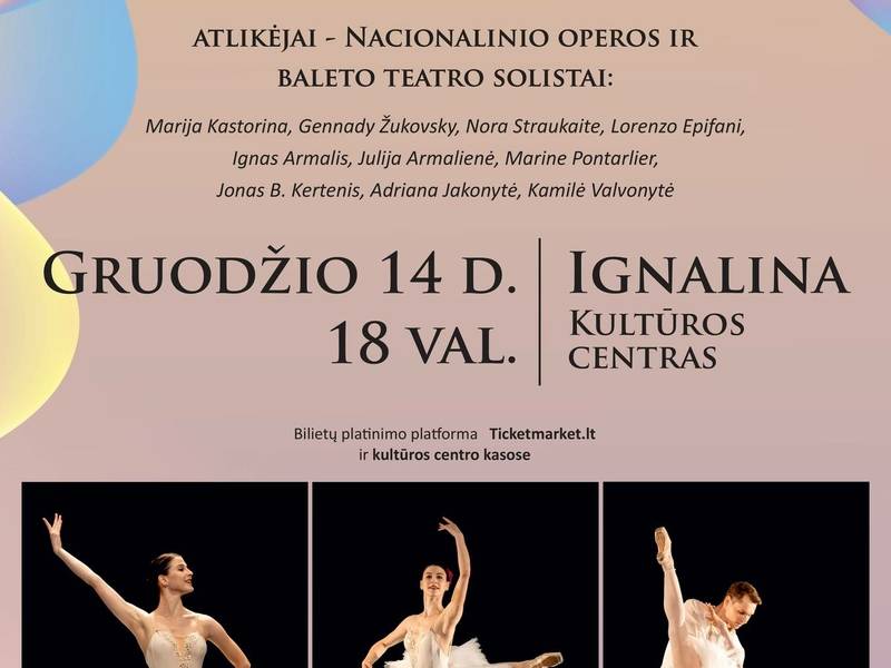 Baleto koncertas visai šeimai „Žvaigždės“