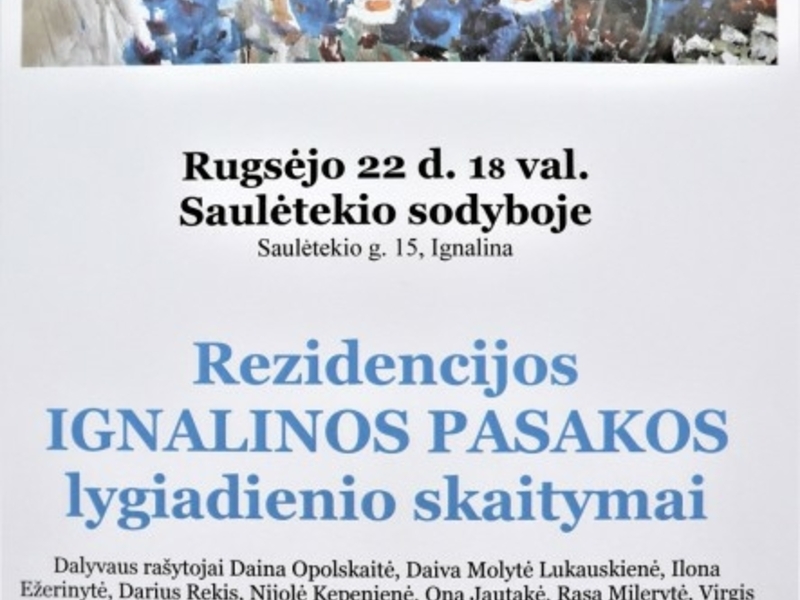 Residency IGNALINA FAIRY TALES equinox readings