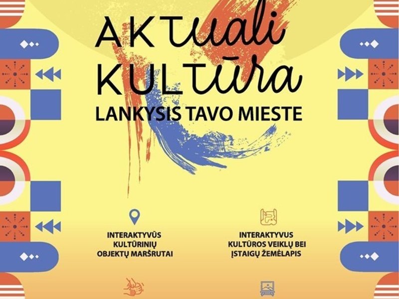 Aktuali kultūra lankysis tavo mieste