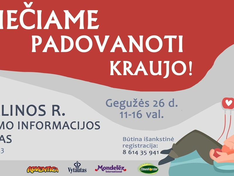 Сдай кровь в Игналине!