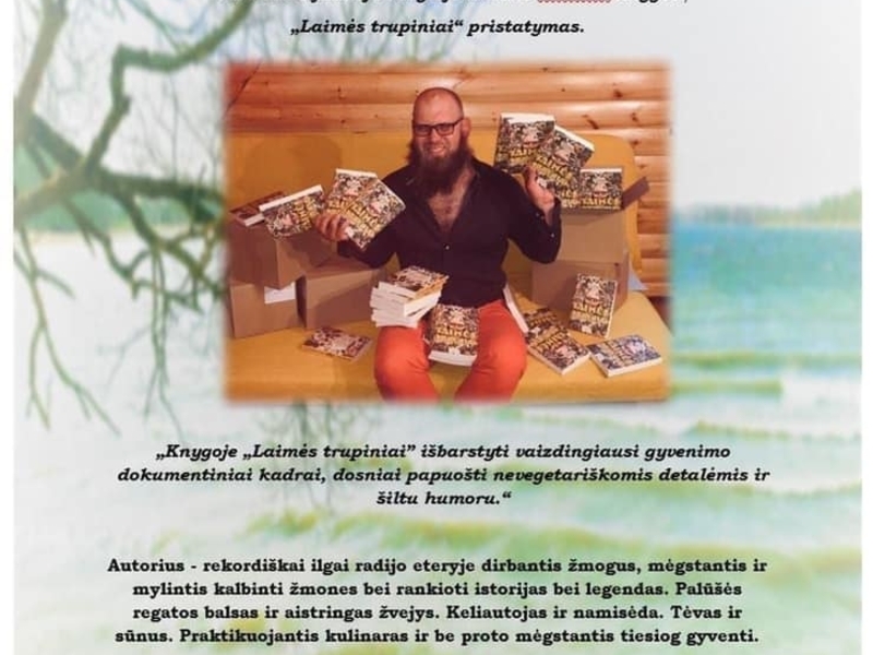 Antano Šilkūno knygos "Laimės trupiniai" pristatymas