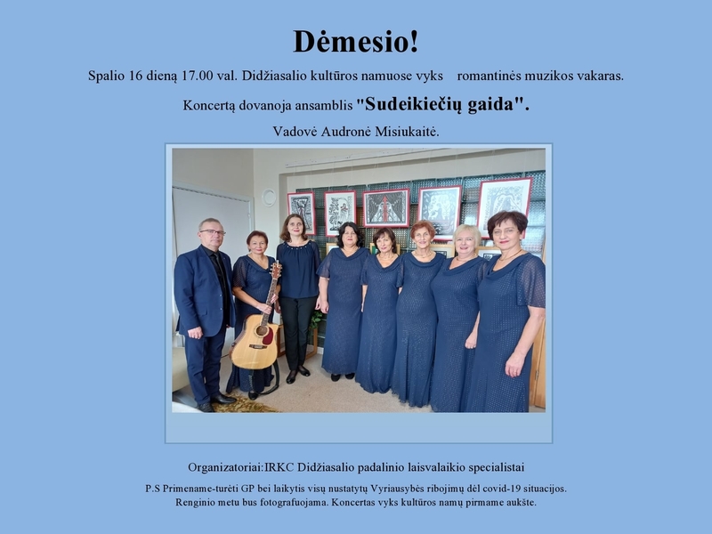 Koncertas "Sudeikiečių gaida"