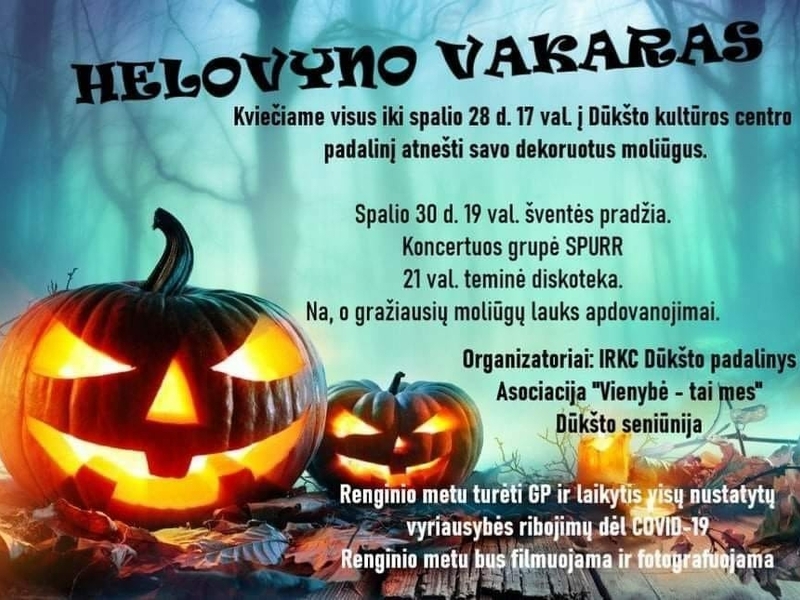 Halloween-Abend in Dukste