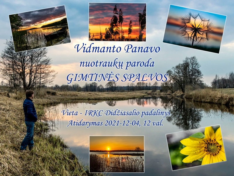 Vidmanto Panavo nuotraukų parodos "Gimtinės spalvos" atidarymas