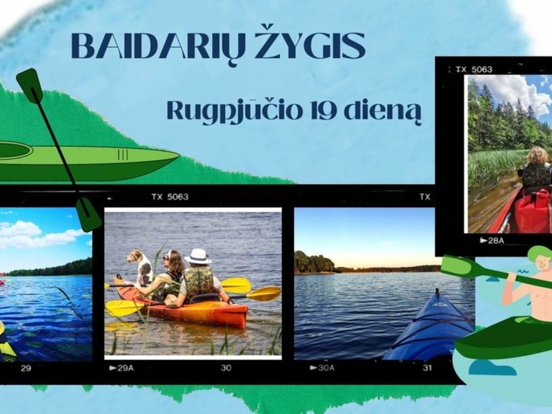 Baidarių žygis. REGISTRACIJA BAIGĖSI.